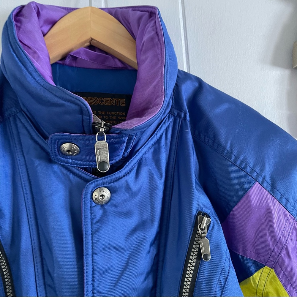 Vintage Descente Blue Ski Suit - Picture 4 of 16